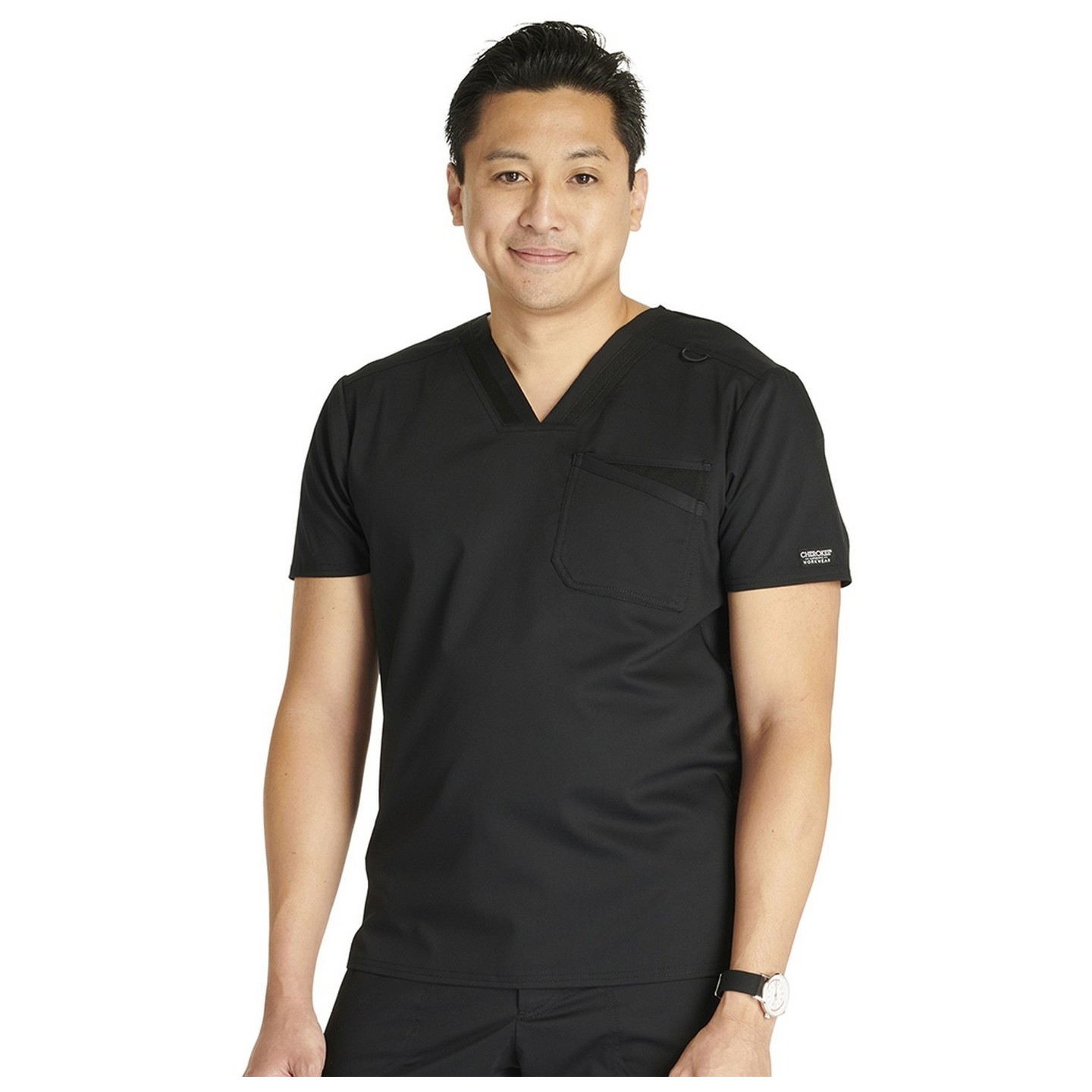 WW751 Workwear Revolution Haut à Col en V Moderne pour Hommes par Cherokee