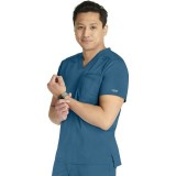 WW751 Workwear Revolution Haut à Col en V Moderne pour Hommes par Cherokee