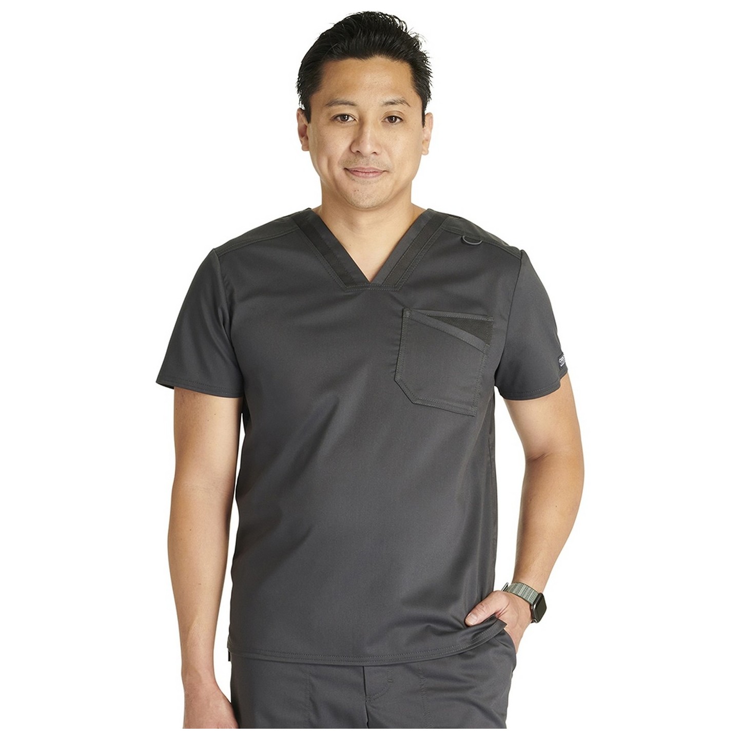 WW751 Workwear Revolution Haut à Col en V Moderne pour Hommes par Cherokee