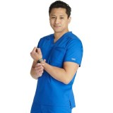 WW751 Workwear Revolution Haut à Col en V Moderne pour Hommes par Cherokee