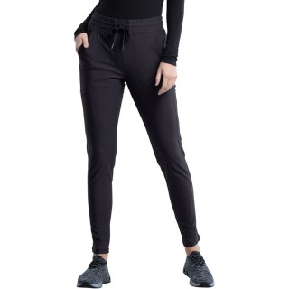 CK095 Pantalon taille moyenne à jambe fuselée et cordon de serrage - Cherokee Form