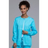 4350 Workwear Originals Snap Front Warm Up Jacket by Cherokee