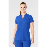 6734 RENEW Women's Mandarin Collar Scrub Top by WINK
