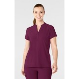 6734 RENEW Women's Mandarin Collar Scrub Top by WINK