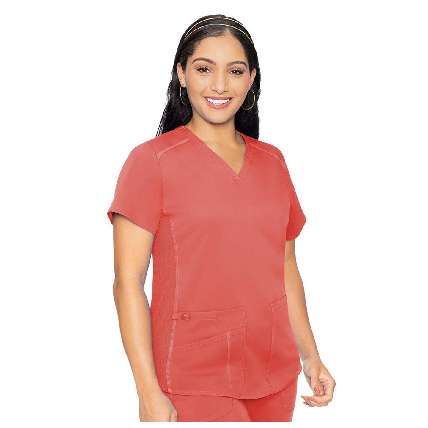 7459 Med Couture Performance Touch Chemise V-Neck