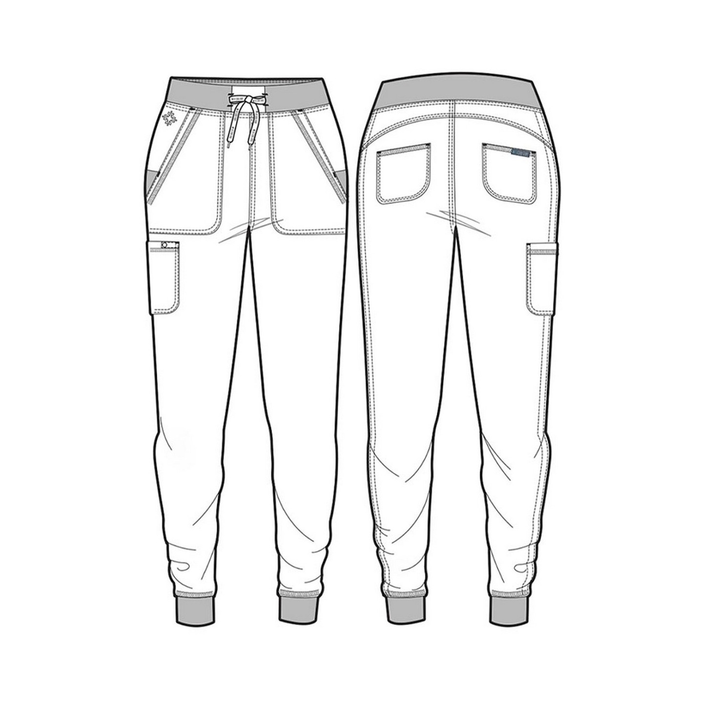 7710 Med Couture Touch Performance Jogger Yoga Pant