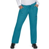 *FINAL SALE S 721T TALL Koi Lite™ Scrubs Peace Drawstring Waist Slim Fit Pant