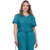 C100 Cureology Aura Modern V-Neck Top by koi