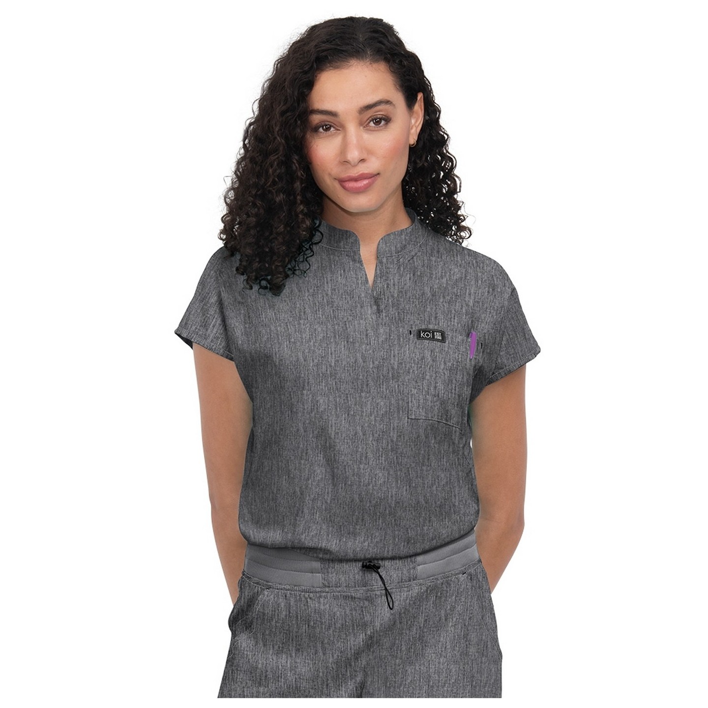 1093 koi Basics Haut Ari à Encolure Fendue 