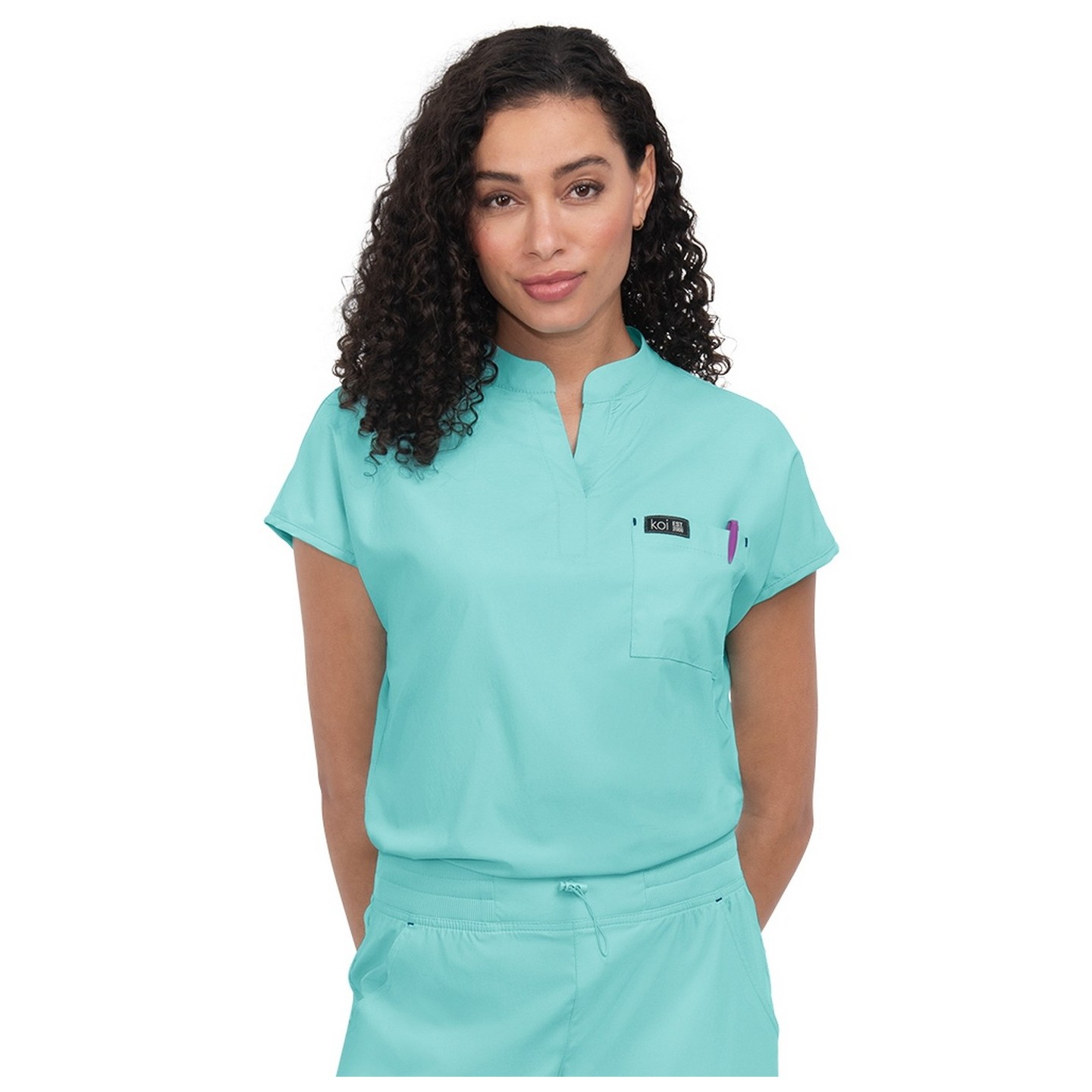 1093 koi Basics Haut Ari à Encolure Fendue 