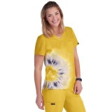 1114PLM koi Basics Haut Imprimer à Col en V - Heather Mango Splash