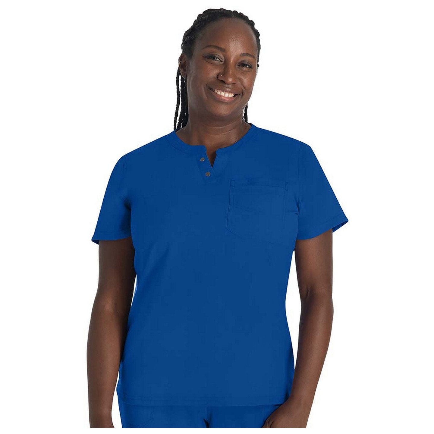 DK681 EDS NXT Round Neck Henley Top by Dickies