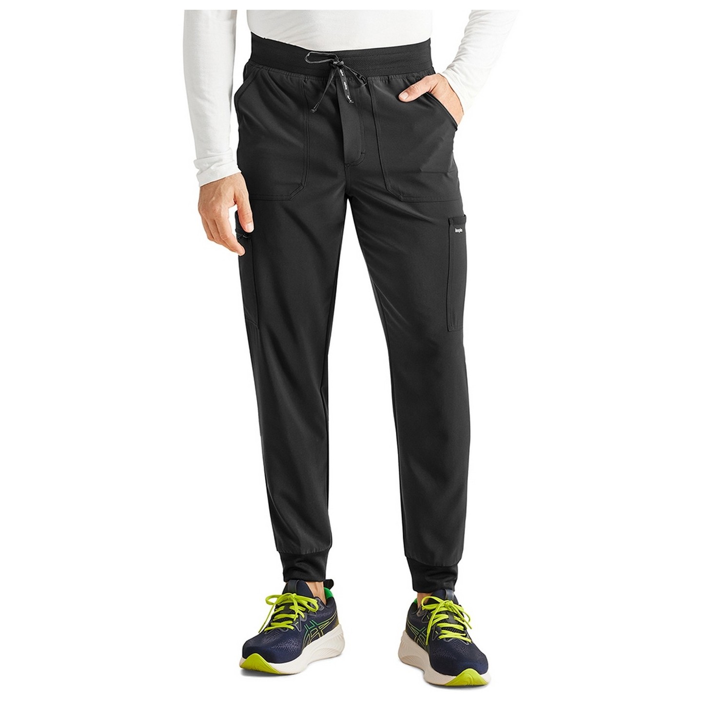 IP066A Inspira Flex Men's Mid Rise Tapered Leg Jogger Pant