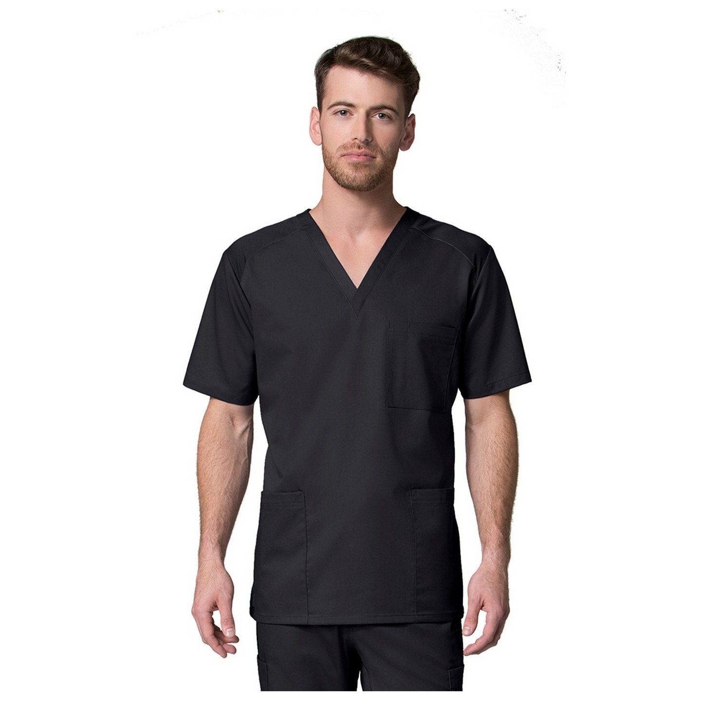 [EON] 5308 EON Active - Men's Mesh Panel 3-Pocket V-Neck Top