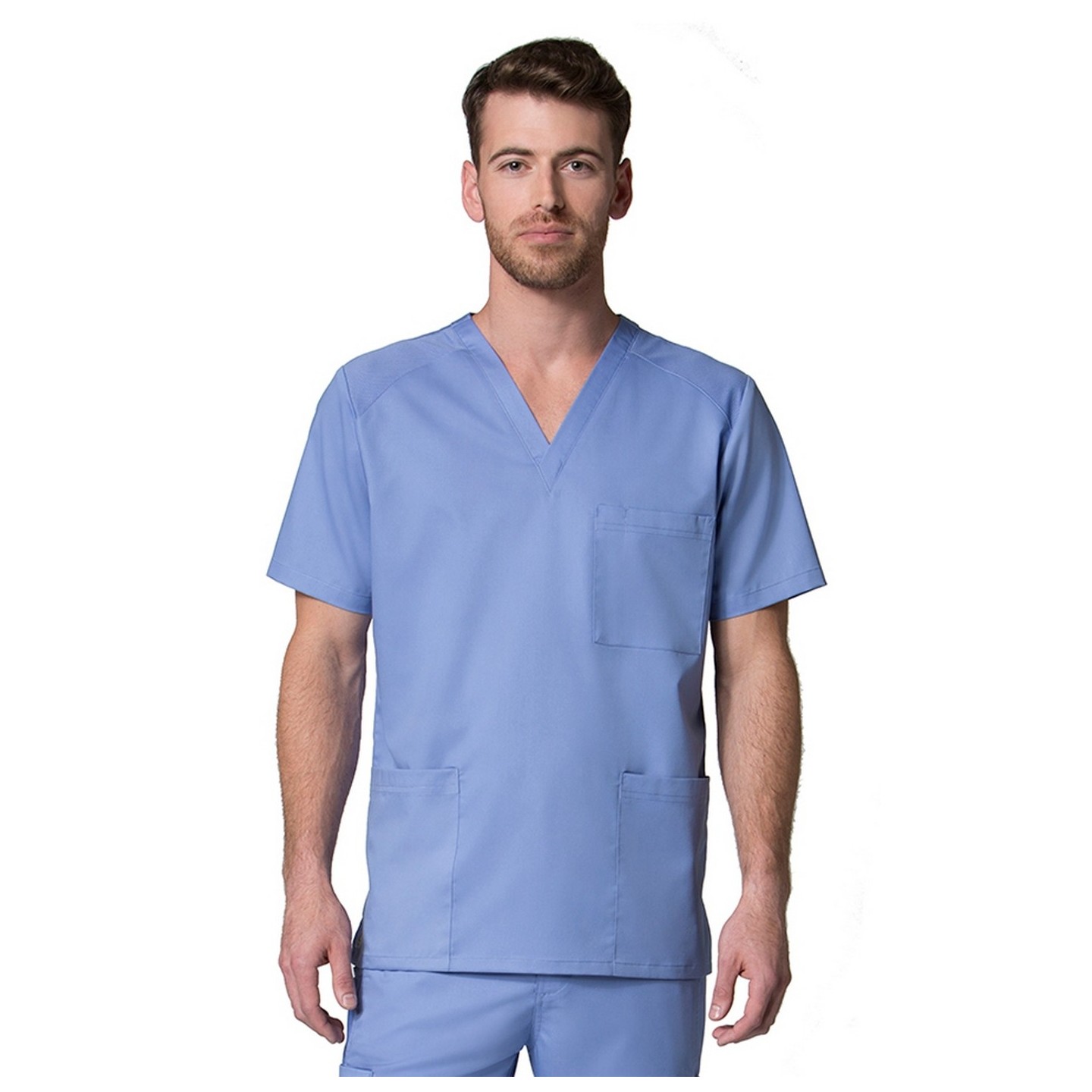 [EON] 5308 EON Active - Men's Mesh Panel 3-Pocket V-Neck Top