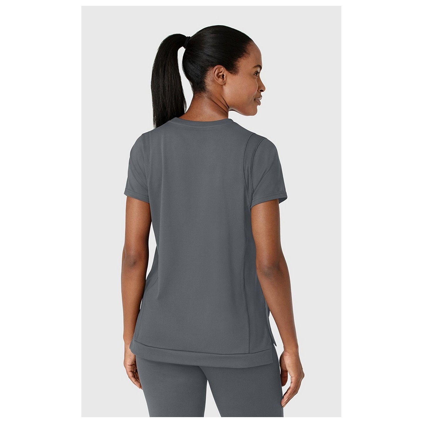 6359 RENEW Crew Neck Flex-n-Reach 2 Pocket Top by WINK