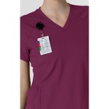 6259 RENEW Knit Flex-n-Reach V-Neck Raglan Top by WINK