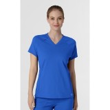 6259 RENEW Knit Flex-n-Reach V-Neck Raglan Top by WINK