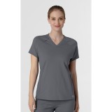 6259 RENEW Knit Flex-n-Reach V-Neck Raglan Top by WINK