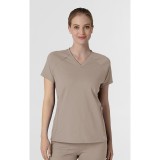 6259 RENEW Knit Flex-n-Reach V-Neck Raglan Top by WINK