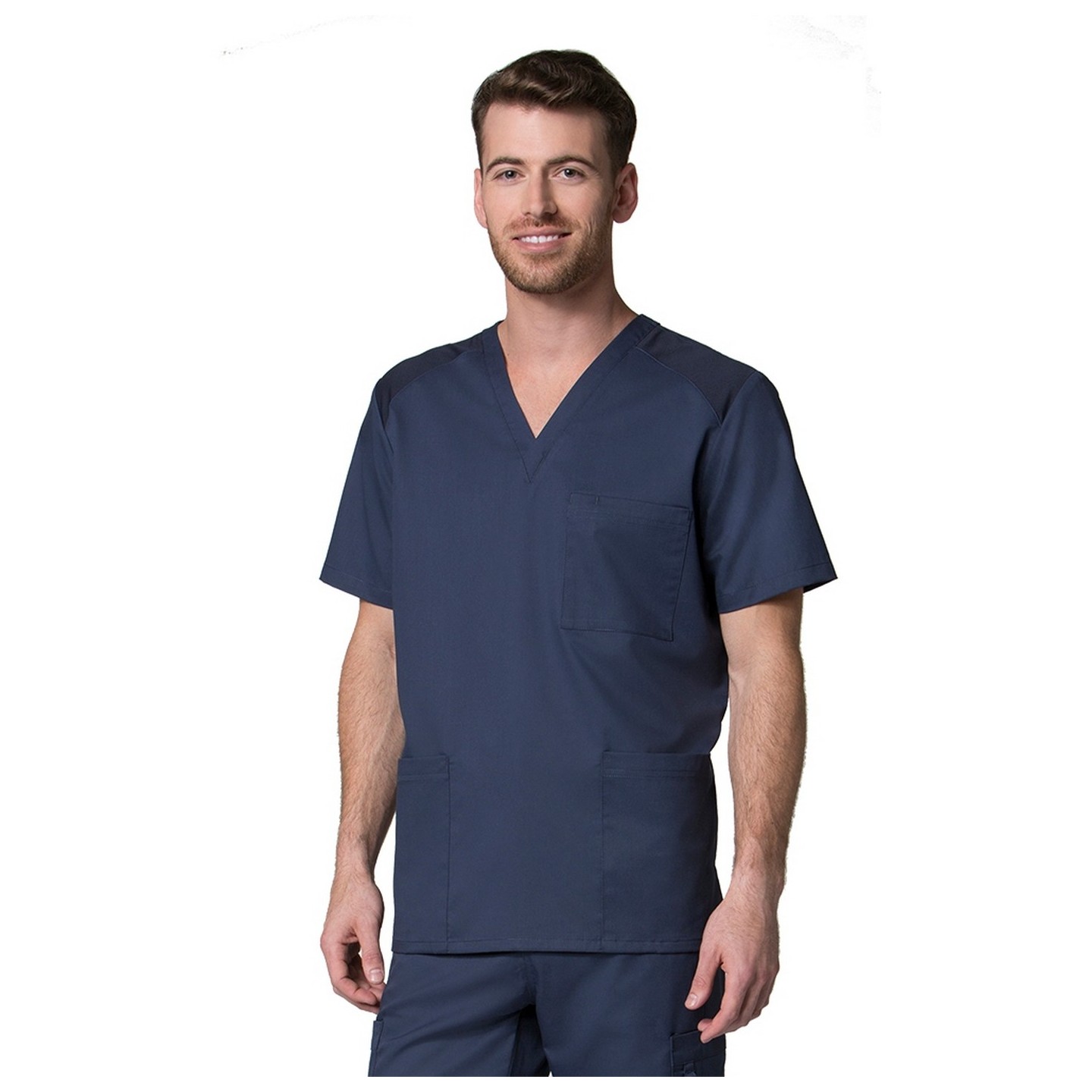 [EON] 5308 EON Active - Men's Mesh Panel 3-Pocket V-Neck Top