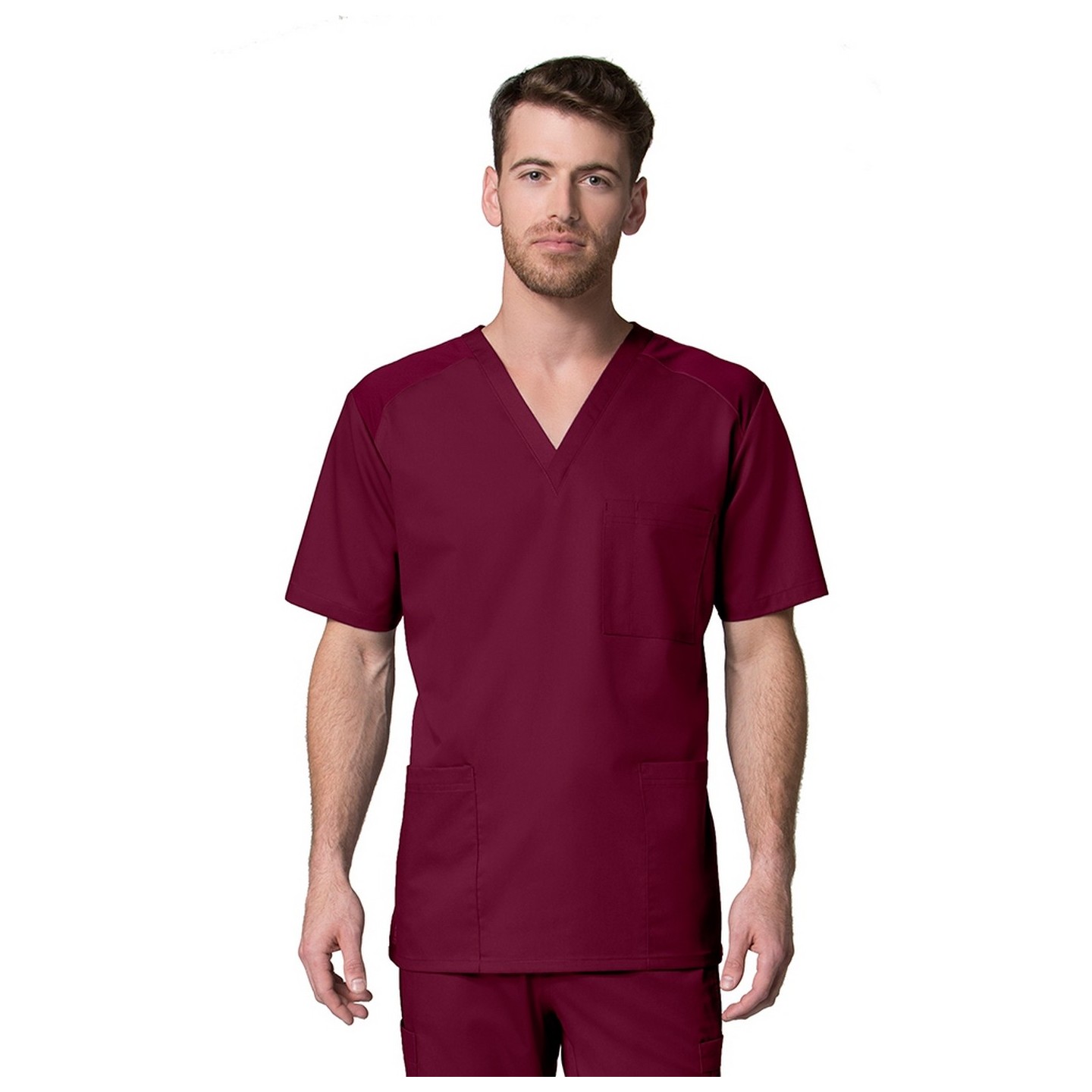 [EON] 5308 EON Active - Men's Mesh Panel 3-Pocket V-Neck Top