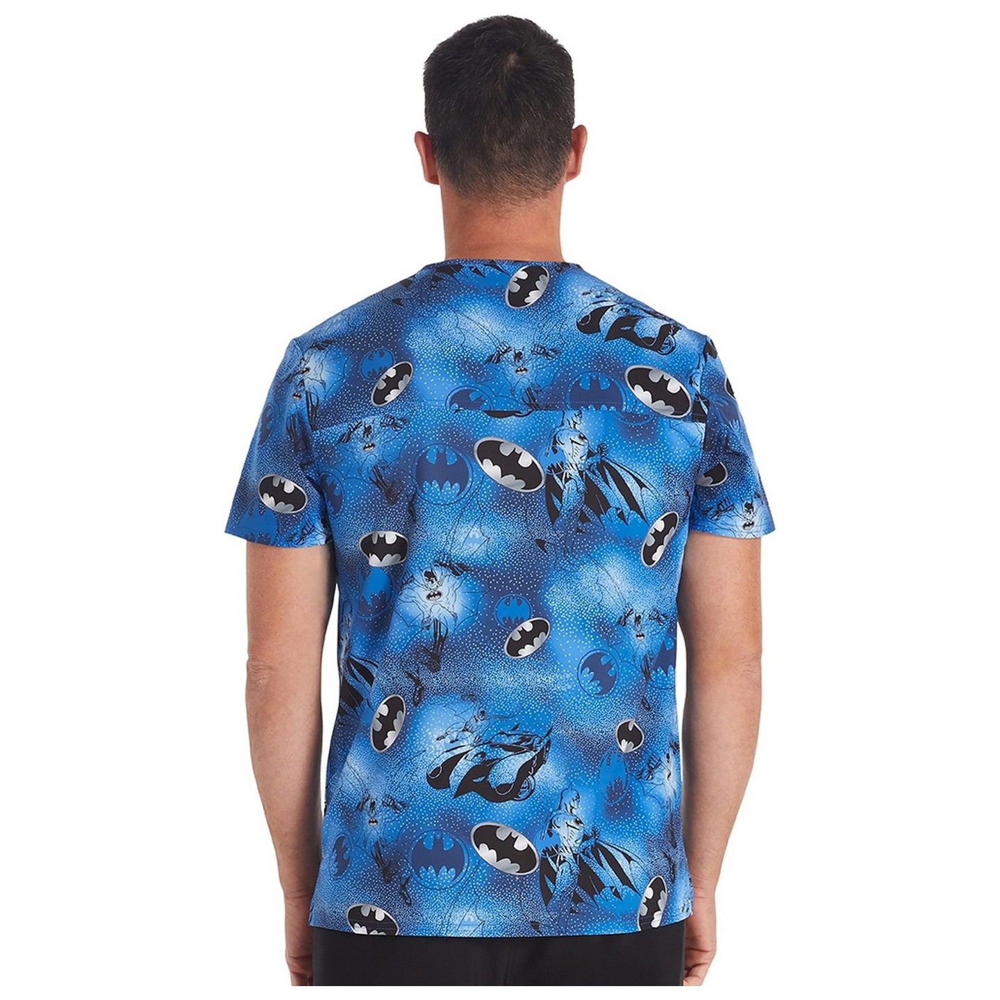 TF688 Tooniforms Unisex Chest Pocket Print Top by Cherokee Uniforms - Star in the Night