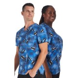 TF688 Tooniforms Haut Unisexe Imprimer par Cherokee Uniforms - Star in the Night 