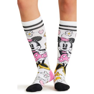 Tooniforms Print Support Graduated Compression Socks - So Cute Minnie