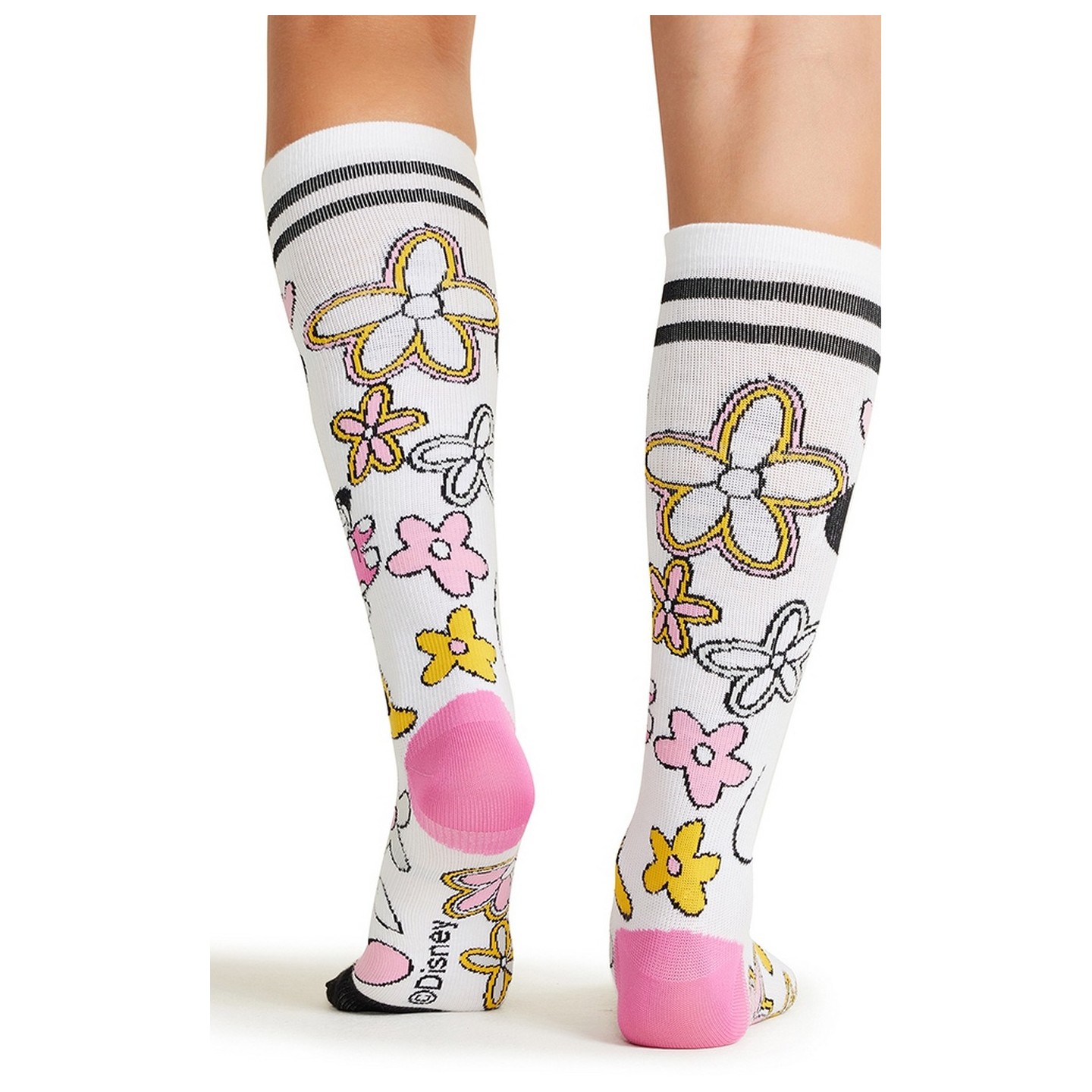 Tooniforms Print Support Graduated Compression Socks - So Cute Minnie
