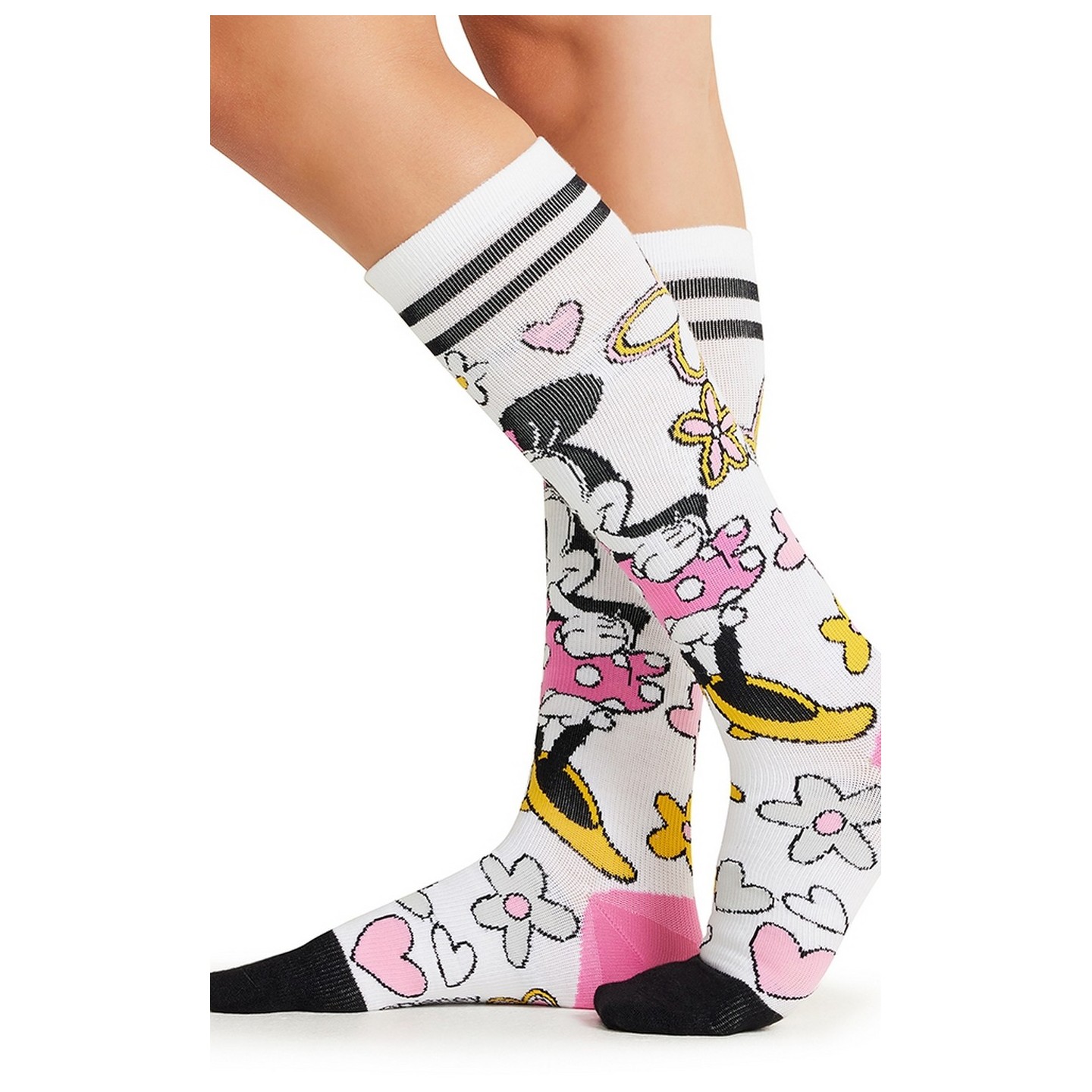 Tooniforms Print Support Chaussettes Compression Graduée - So Cute Minnie
