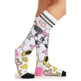 Tooniforms Print Support Graduated Compression Socks - So Cute Minnie