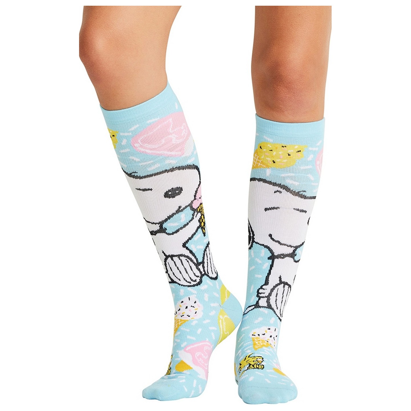Tooniforms Print Support Graduated Compression Socks - Ice Cream Dream