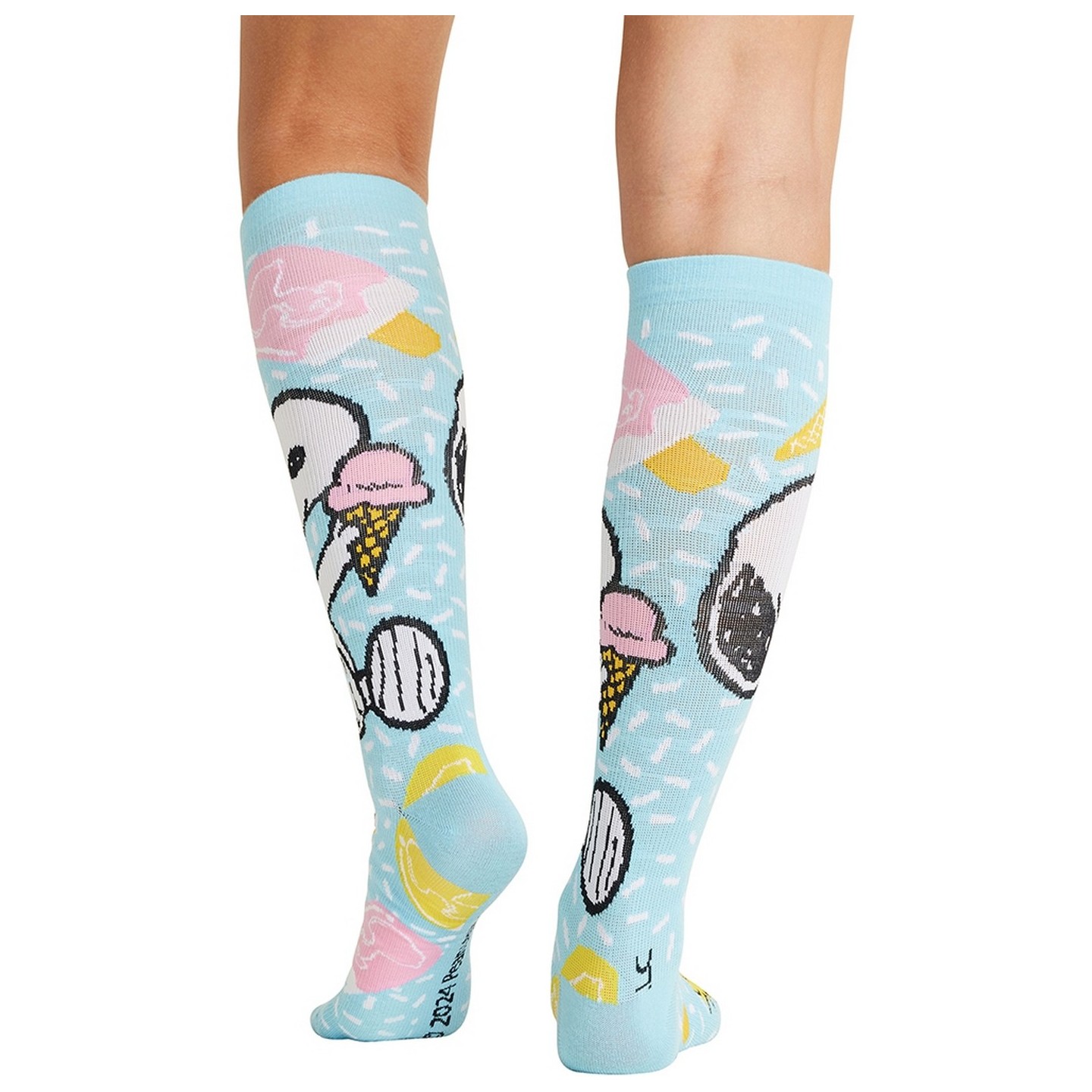 Tooniforms Print Support Chaussettes Compression Graduée - Ice Cream Dream