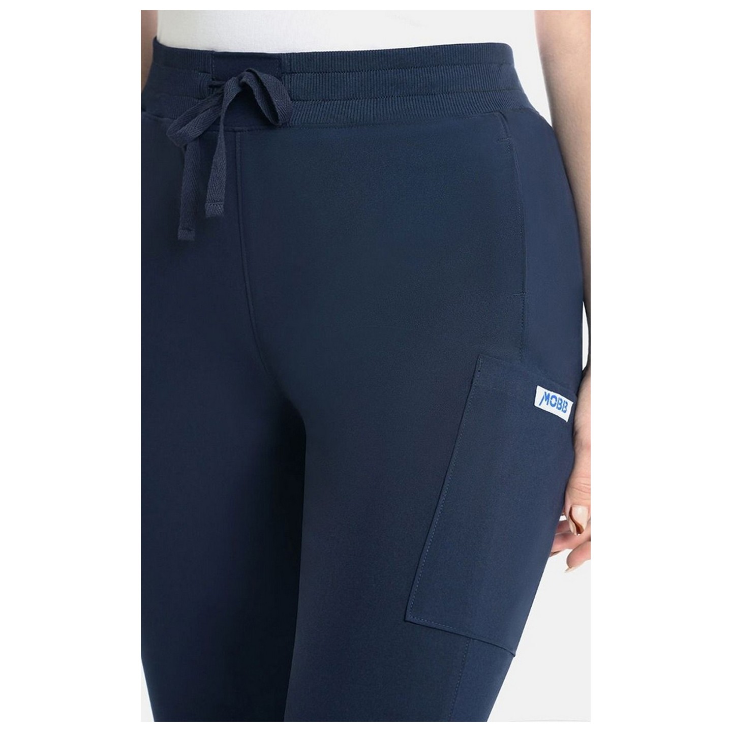 P9011 Pantalon Rebecca Mobb Mentality Jambe Droite à Taille-Flexi