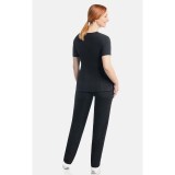 P9011 Pantalon Rebecca Mobb Mentality Jambe Droite à Taille-Flexi