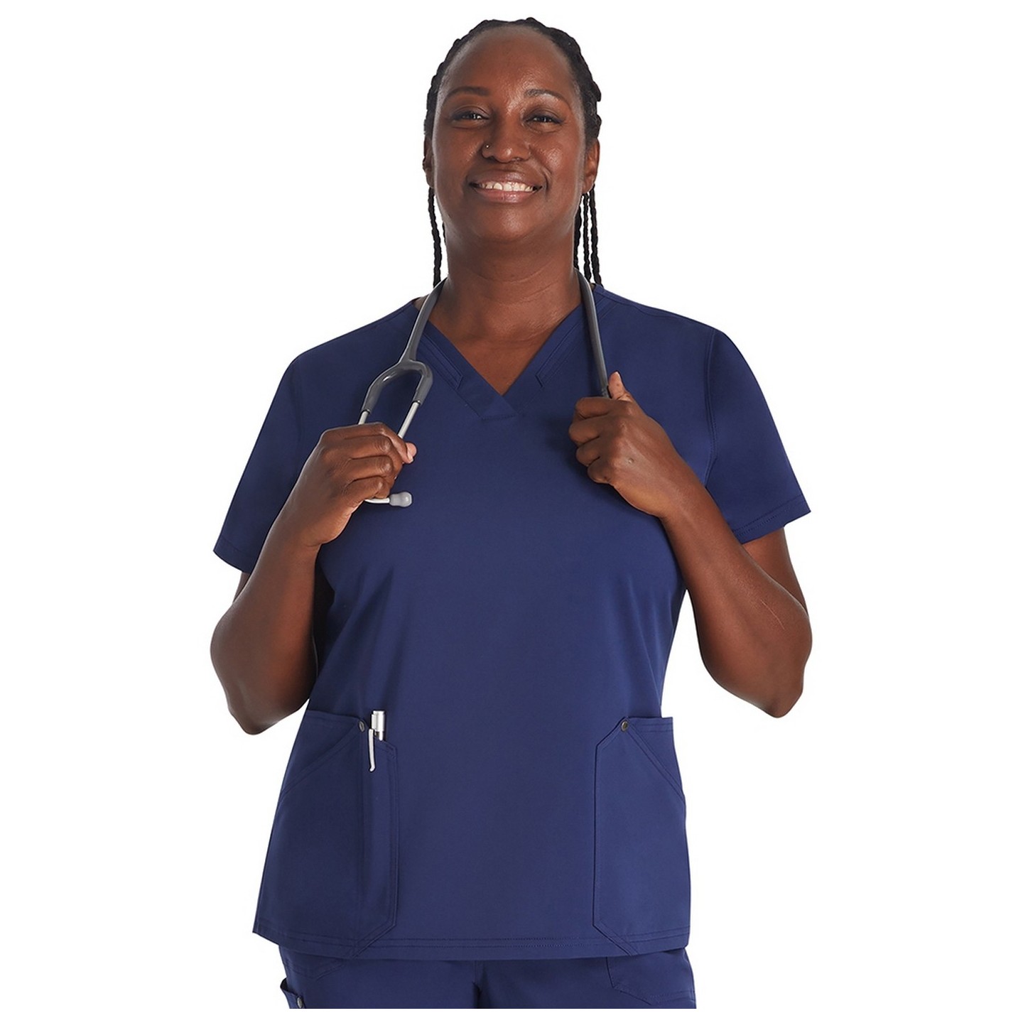 DK678 EDS NXT Haut à Col en V avec 4 Poches par Dickies