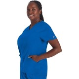 DK678 EDS NXT Double Pocket V-Neck Top by Dickies