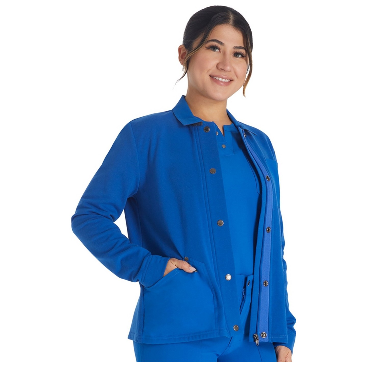 DK319 EDS NXT Fleece Warm Up Jacket with Hidden Zipper