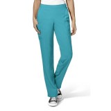 5155 W123 de WonderWink Pantalon double cargo à devant plat pour femmes