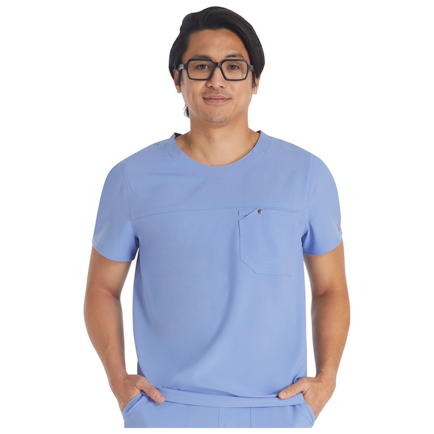 DK676 EDS NXT Haut d'Hommes à Col Rond avec 1 Poche au Poitrine par Dickies