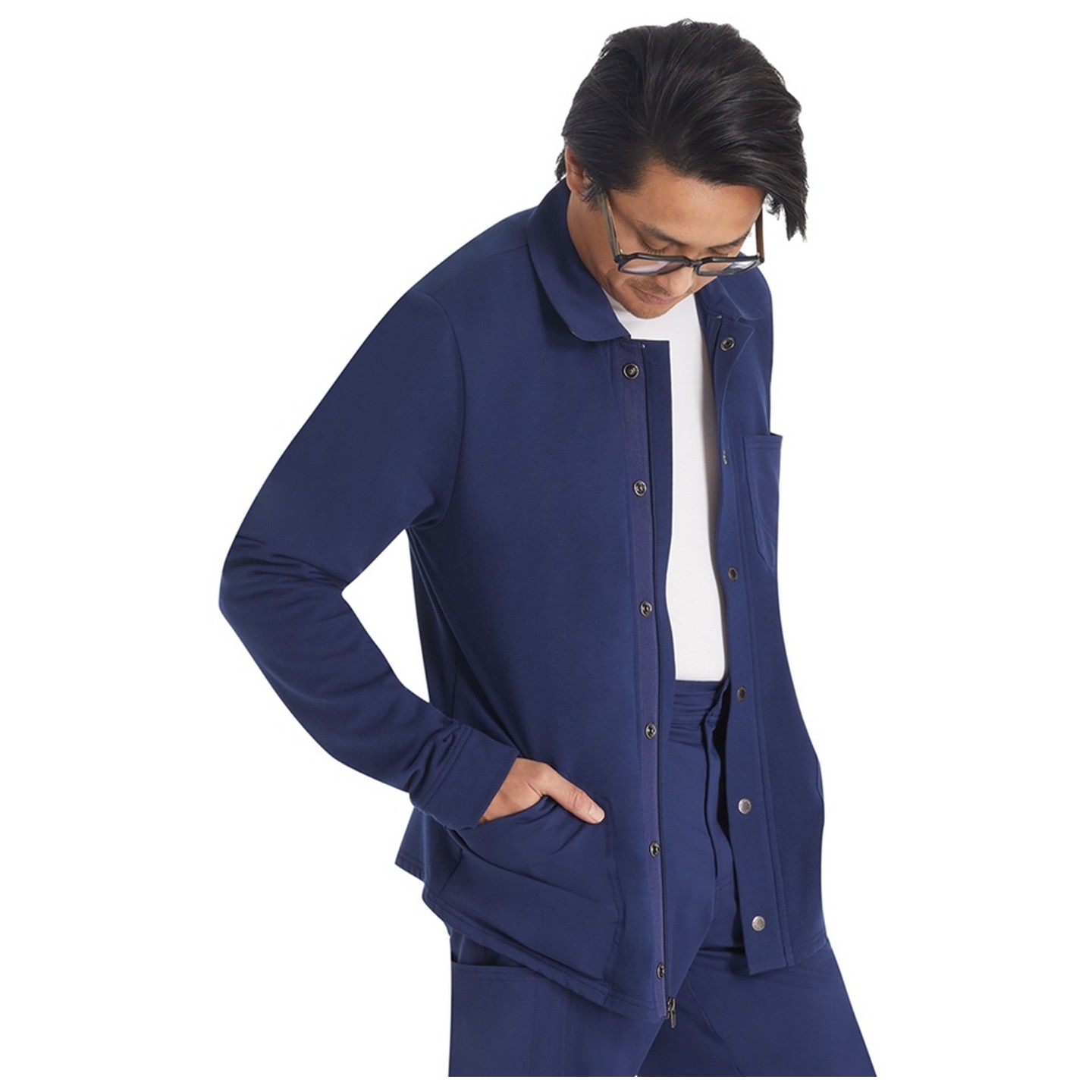 DK318 EDS NXT Veste en Polaire pour Hommes avec Fermeture à Glissière Cachée