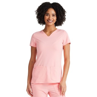 20710 Break on Through V-Neck 3 Pocket Top from HeartSoul