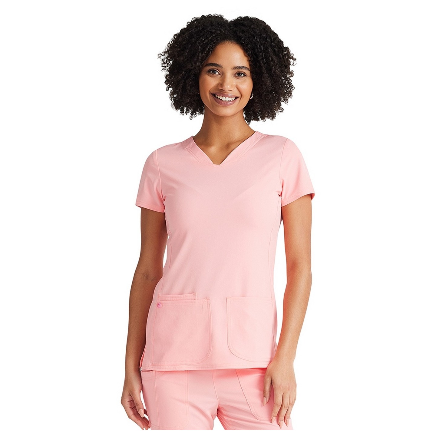 20710 Break on Through V-Neck 3 Pocket Top from HeartSoul