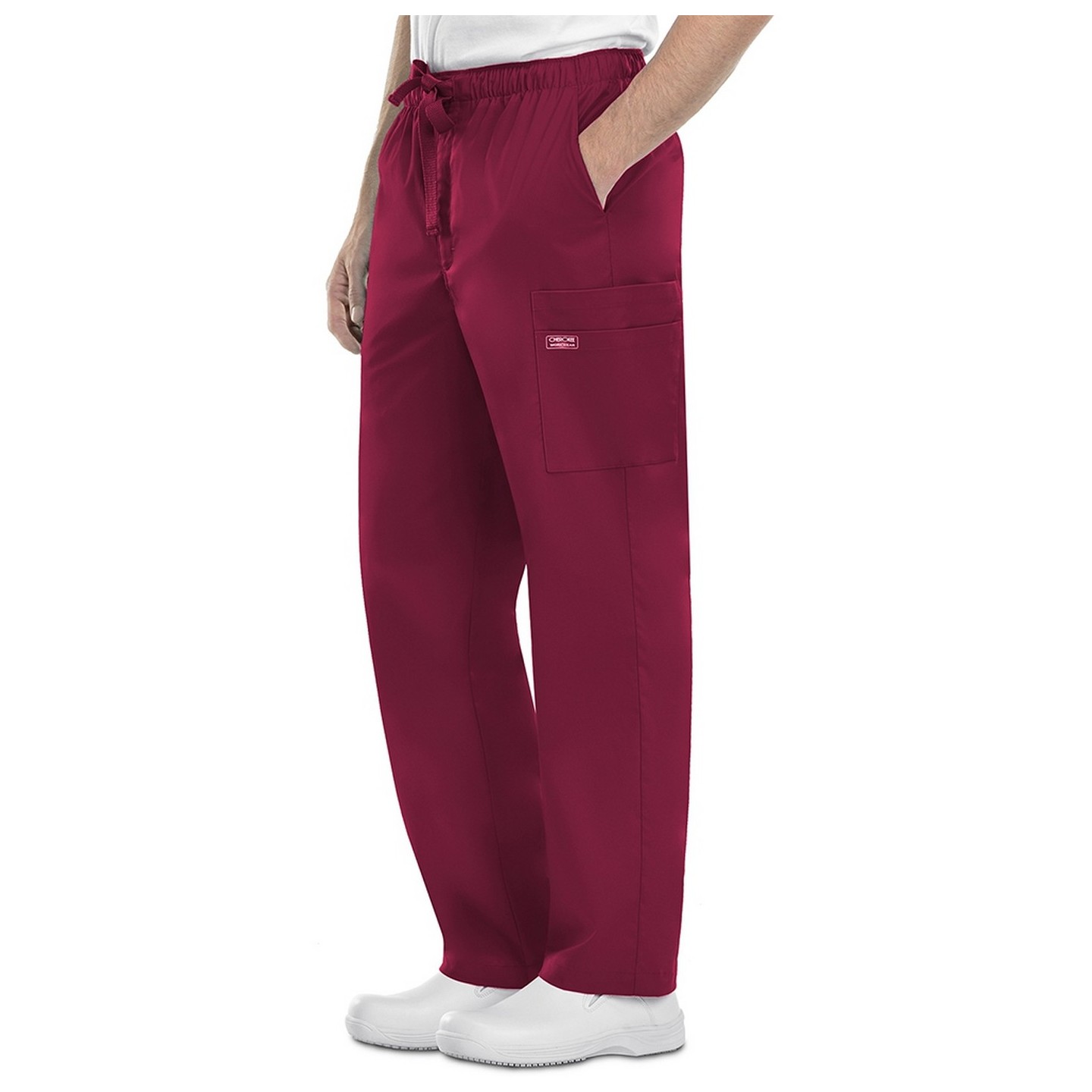 4243 Workwear Core Stretch Men's Tapered Leg Fly Front Cargo Pant by Cherokee