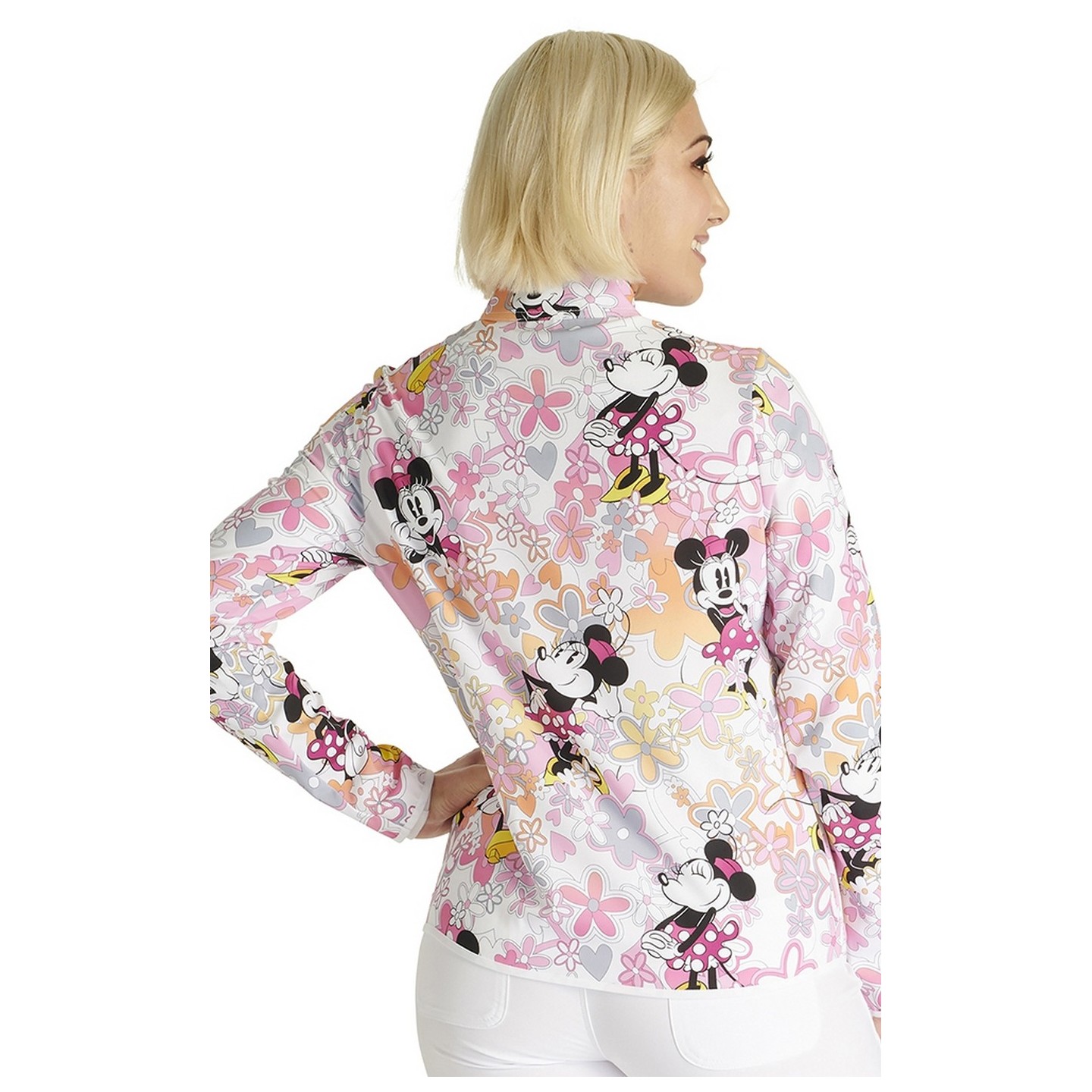 TF320 Tooniforms Packable Print Jacket by Cherokee - Love Flowers