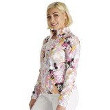TF320 Tooniforms Veste d'Échauffement Imprimer par Cherokee - Love Flowers