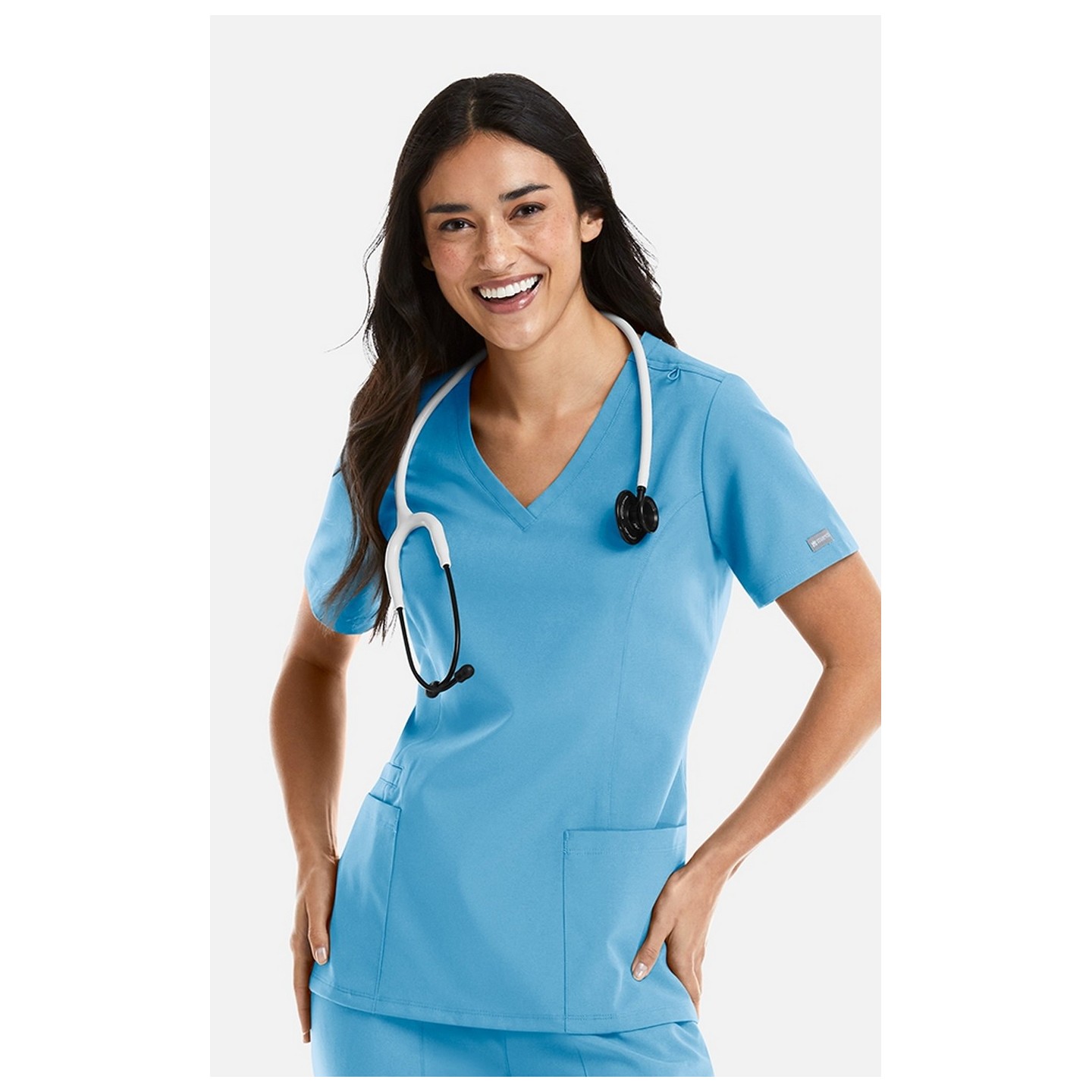 5001 Maevn Momentum Women's Double V-Neck Top