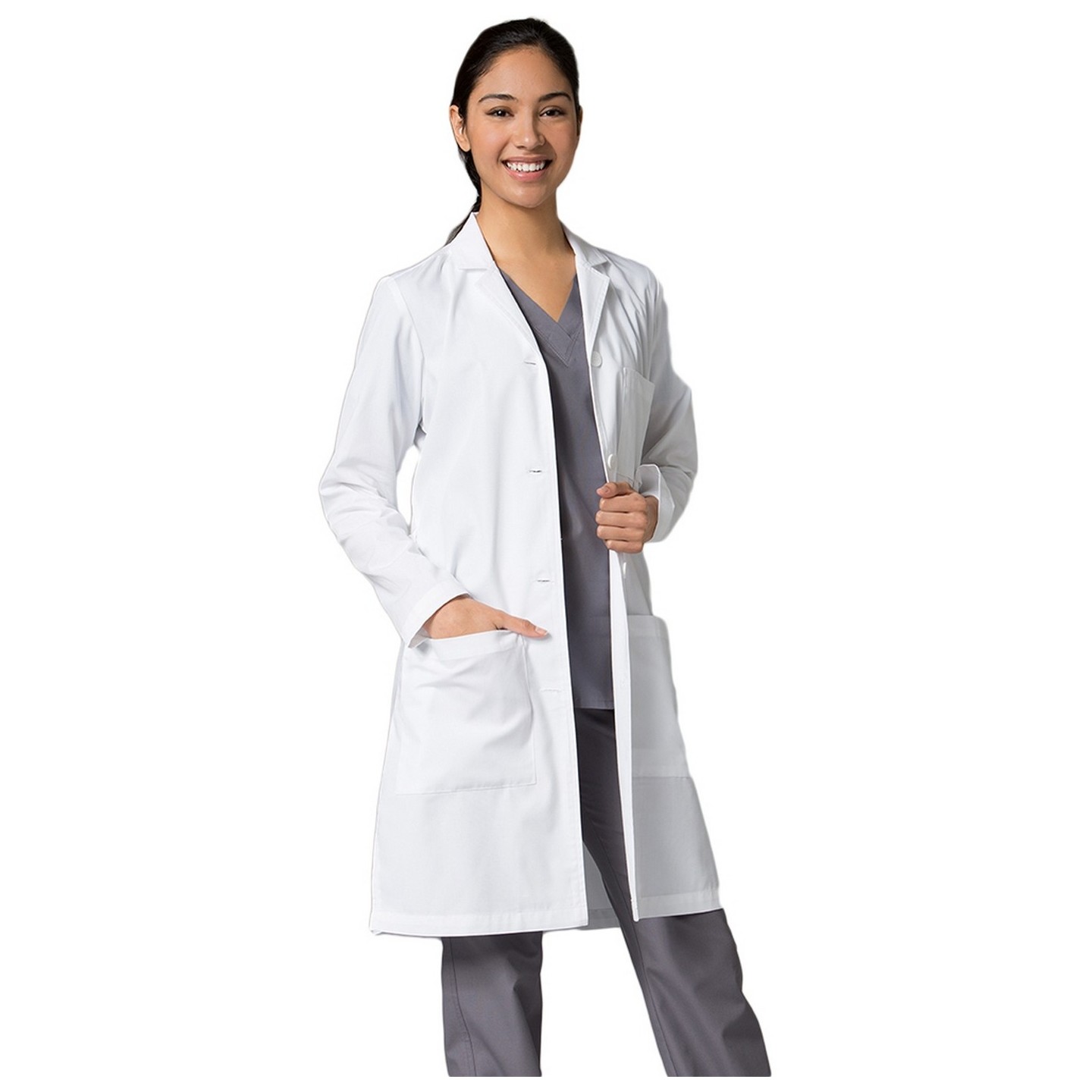 7156 - Red Panda - long manteau de laboratoire pour femmes