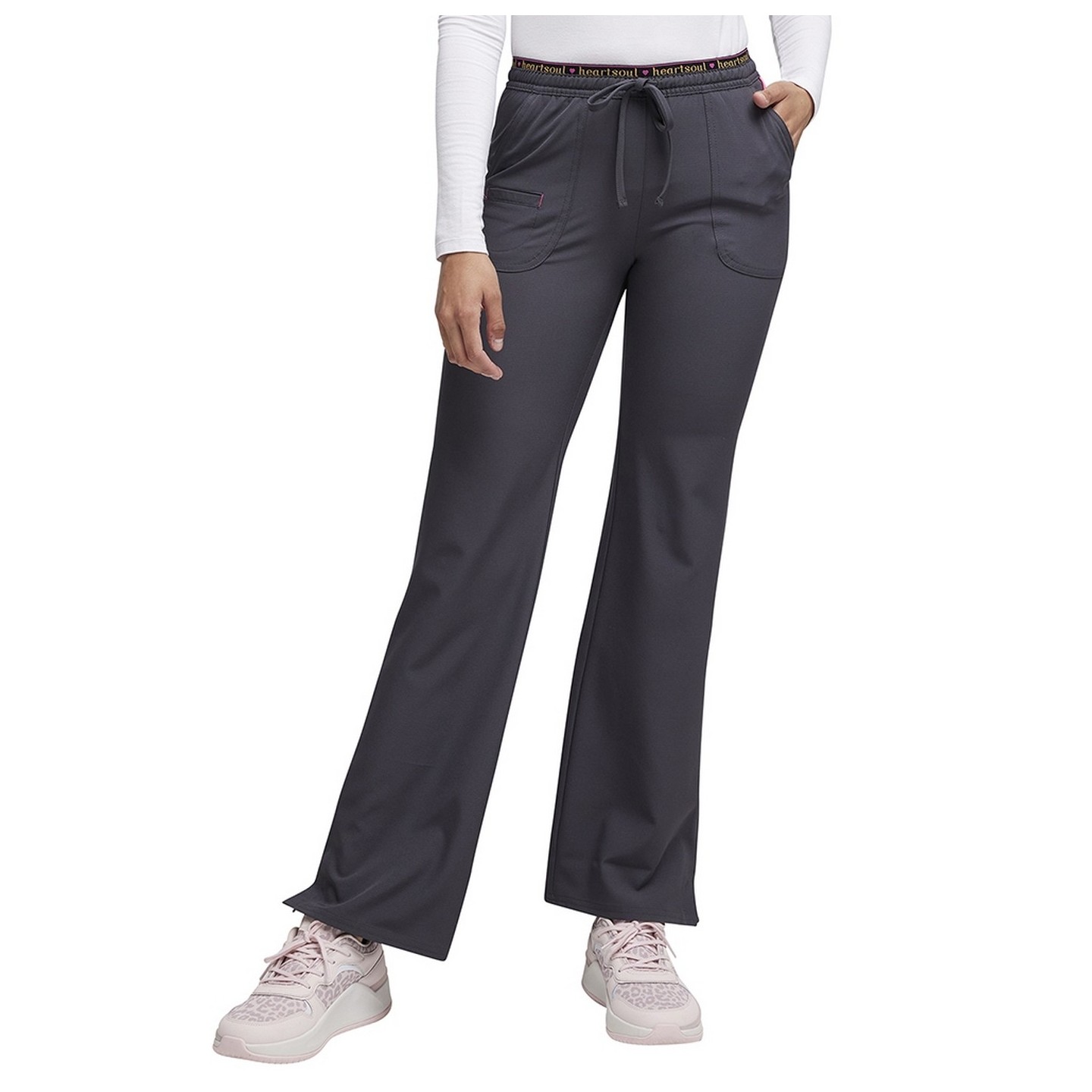 20110 Break on Through Pantalon a Jambe Évasée avec 4 Poches par HeartSoul